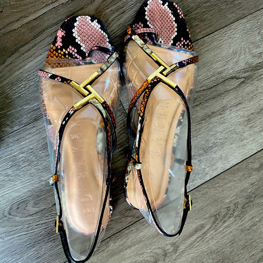 Pink, nude snake blend Ted Baker sandal